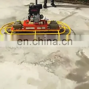 Concrete Walk Behind Ride-on Power Trowel Machine With Gasoline Engine thumbnail-1