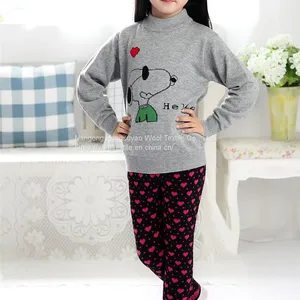 Jacquard Children's Pants Baby Wool Pants Boys' and Girls' Warm Pants thumbnail-4