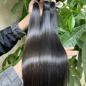KHH Best Quality Wholesale Price Raw Unprocessed Virgin Indian Hair From India thumbnail-1