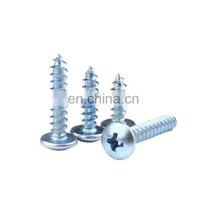 Stainless Steel Self-tapping Screws Pan Head M2-M6 Nickel Finish Phillips Drive thumbnail-4