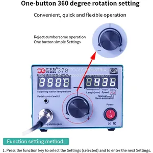 CXG 378 80W Automatic Solder Machine/feed Tin Machine/Soldering Stations Set/internal Continuous Welding Soldering Iron thumbnail-4