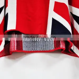 UK Flag Design Woolen Sweater Designs for Ladies thumbnail-3