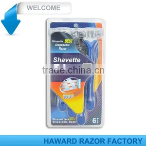 D316L High Quality Razor Triple Blade Pivoting Head Disposable Razor thumbnail-4