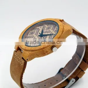 Smart Watch Made Wood Watches Men Natural Wooden Wrist Watch for Men or Women thumbnail-2