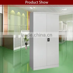 0.6mm 2 Door Steel File Cabinet Office Furniture Steel Cupboard 4 Moveable Shelf thumbnail-1