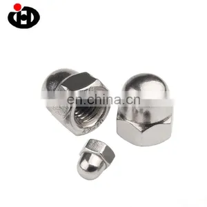 High Quality SS304 Stainless Steel DIN1587 Hex Domed Nuts thumbnail-2