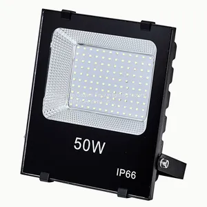 Ultra Bright Outdoor SMD LED Flood Light Reflector IP66 Waterproof Wall Garden Home Yard Hotel Pathways Security Lights With Daylight White 6500K thumbnail-2
