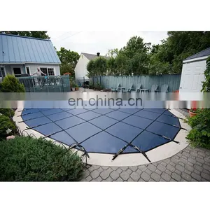 Wholesale 20x40ft Outdoor Polypropylene Tight Mesh Swimming Pool Winter Inground Safety Cover thumbnail-5