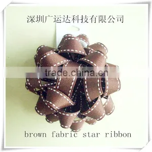 Giant Confetti Bow - Gold Color 230m Dia With 25mm Wide Ribbon and 30 Loops thumbnail-2