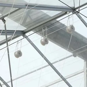 Agriculture Greenhouse Tomato Hook Ear Clips Roller Hooks With Twine PVC Hanger thumbnail-3