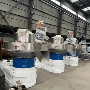 High-yield Biomass Wood Chip Pellet Machine, Straw and Sawdust Pelletizer, Large-scale Fuel Production Machine thumbnail-1
