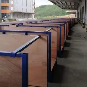 Heavy Duty Wood Board Stacking Rack Warehouse Lumber Storage Frame thumbnail-5