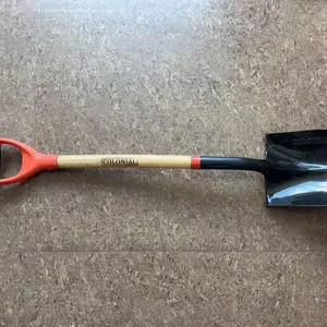 Shovel For Digging,Round Shovel, Garden Tool With D-Handle, 41 Inches In Overall Length, Wooden Handel Garden Shovel,Beach Shovel, Car Snow Shovel thumbnail-2