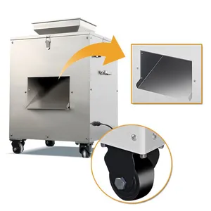 QDMECH Automatic Poultry Slicer Cutting Machine Meat Slicer Cutter Bone Cutting Machine thumbnail-3