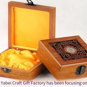 Wooden Boxes for Jadeite Pendants. Production and Customization of Pendant Wooden Box Packaging. Logo Can be Made as Required. thumbnail-2