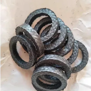 Power Plant Circulation Pump Graphite Packing Ring; High-speed Shaft Heat Dissipation Stainless Steel Reinforced Graphite Packing Ring thumbnail-1