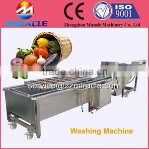 Air Bubble Vegetable Cleaning Machine/salted Vegetables/fruits Washing Machine for Sale thumbnail-2