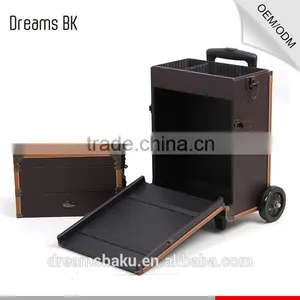 Promotional Trolley Hairdressing Makeup Kit Case Pvc Organizer Case thumbnail-4