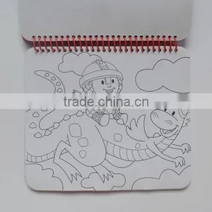 2015 New Design Drawing Set Kids Coloring Book With Crayons thumbnail-2