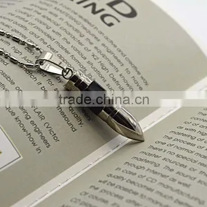Fashion Jewellery Accessory Pen Head Steel Pendants For Men thumbnail-4