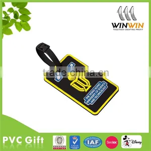Factory Price Soft PVC Silicone Luggage Tag for Souvenir thumbnail-1
