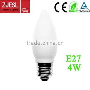 Factory Price Ceramic 330lm 4w Dimmable E14 Led Candle Light thumbnail-1