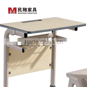 High Quality Single School Desk And Chair/classroom Desk And Chair/metal School Furniture thumbnail-3