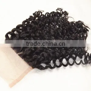Brazilian Hair Kinky Curly Closure thumbnail-1