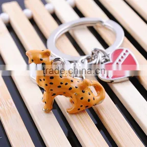 Animal Key Chain Key Ring Good Price Pet Cheetah Keychain thumbnail-3