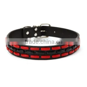 Factory Wholesale Red Black 30 Pearl Pet Collar Dog Pet Products thumbnail-2