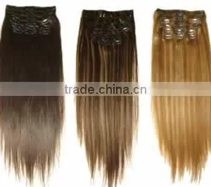 Top Quality Easy Clips Hair Extensions Human Hair Remy Clip In Hair Extensions thumbnail-2