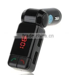 BC06 On-board Mp3 Bluetooth Hands-free Phone Car Charger USB FM Transmitters Double USB Interface2015 thumbnail-6