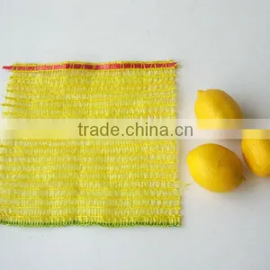 50x80cm Cheap and Good Quality Yellow Hdpe Raschel Mesh Net Bags for Vegetables and Fruits thumbnail-1
