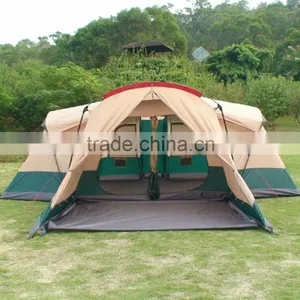 3 Room Luxury Cheap Folding Survival Sleeping Modern Cheap Family Polygon 10 Person Big Camping Tent thumbnail-3
