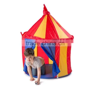 Children's Indoor Play House Outdoor Castle Tent Portable Baby Kids Folding Circus Tent thumbnail-2