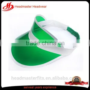 Wholesale Cheap Sunshade uv Protection Plastic Clear Pvc Sun Visor Cap thumbnail-1
