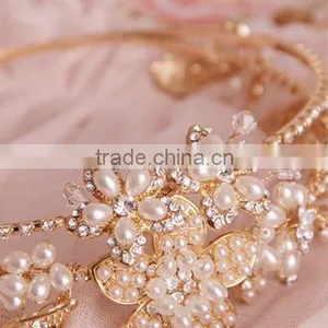 2015 Top Grade European Style Bridal Accessories Handmade Hairband thumbnail-6