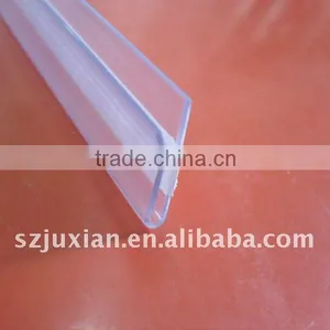 Plastic Price Label Strip Cooler/Freezer Shelving PVC Plastic Shelf Label Holder thumbnail-1