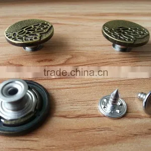 Butterfly Logo Metal Jeans Tack Button For Jeans and Jacket --- J1535 thumbnail-3