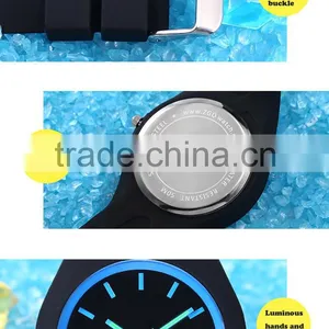 2016 HOT SELLING New Fashion Silicone Watch Jelly Watch thumbnail-3