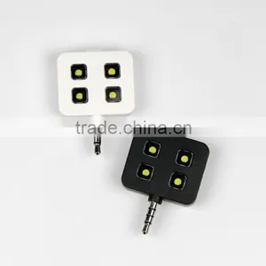 Universal Iblazr RK06 RK-06 Mini Portable LED Selfie Flash Light Adapter for Phone Camera With 4 LED Light thumbnail-1