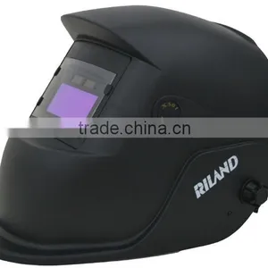 Black Solar Power Auto Darkening Welding Helmet thumbnail-1