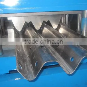Road Crash Barrier or W Beam / Side Rail Guard Roll Forming Machine Supplier's Choice thumbnail-4
