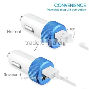 REYON 4.8A 2 Port Usb Universal Car Charger 12-24V for Iphone,Samsung,HTC,iPAD Etc. thumbnail-3