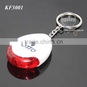 Promotional High Quality Anti-Lost Finder Sensor Alarm Whistle LED Light Electric Keychain Keyfinder thumbnail-2