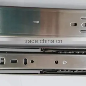 Hot Sale 3 Fold Full Extension 45mm Damper Soft Closing Drawer Slide thumbnail-6