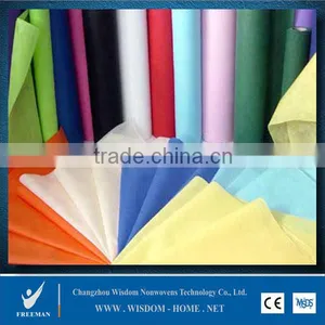 Viscose Polyester Cotton PP ES Spunlace Spunbond Thermal Bond Hot Air Through Nonwoven Fabric Rolls for Wipes Sanitary Diapers thumbnail-5