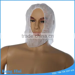 Non Woven Disposable PP Bouffant Cap Blue Color thumbnail-1