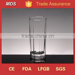 Manufacturer 10oz Hexagonal Whisky Glass Tumbler for Drinking thumbnail-1