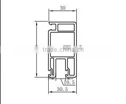 PVC Sliding Door Frame Screen Sash MF60NC thumbnail-1